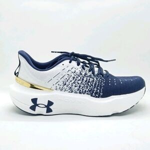 Under Armour Navy and White Sneakers